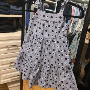 NWOT Hanna Andersson blue dress, Sz. 110 (5)